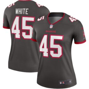 Women's Tampa Bay Buccaneers Devin White Nike Pewter Alternate Legend Jersey