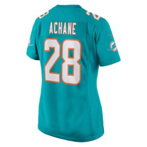 Devon Achane Miami Dolphins Nike Women's Player Game Jersey - Aqua