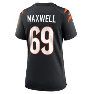 Devonnsha Maxwell Cincinnati Bengals Nike Women's Team Game Jersey - Black