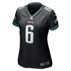 Women's Philadelphia Eagles DeVonta Smith Nike Black Game Jersey