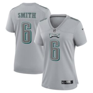 Women's Philadelphia Eagles DeVonta Smith Nike Gray Atmosphere Fashion Game Jersey