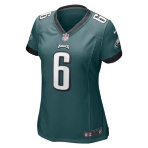 Women's Philadelphia Eagles DeVonta Smith Nike Midnight Green Game Jersey