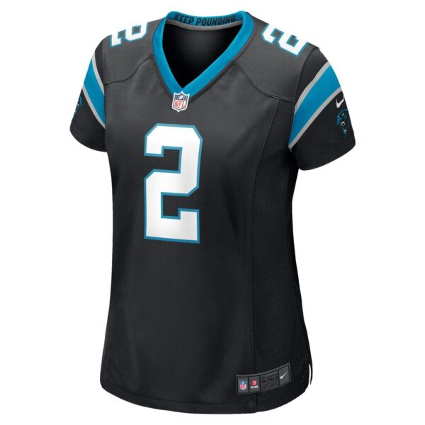 Women's Carolina Panthers DJ Moore Nike Black Game Player Jersey