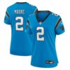 Women's Carolina Panthers D.J. Moore Nike Blue Alternate Game Jersey