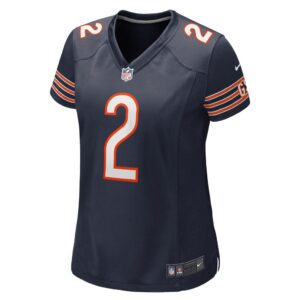 Women's Chicago Bears D.J. Moore Nike Navy Game Jersey