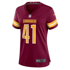 Women's Washington Commanders D.J. Stirgus Nike Burgundy Team Game Jersey