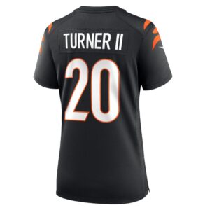 DJ Turner Cincinnati Bengals Nike Women's Team Game Jersey - Black