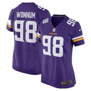 Women's Minnesota Vikings D.J. Wonnum Nike Purple Team Game Jersey