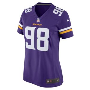 Women's Minnesota Vikings D.J. Wonnum Nike Purple Team Game Jersey