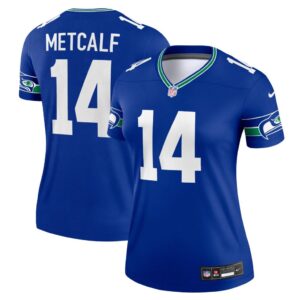 DK Metcalf Seattle Seahawks Nike Women's Alternate Legend Jersey - Royal