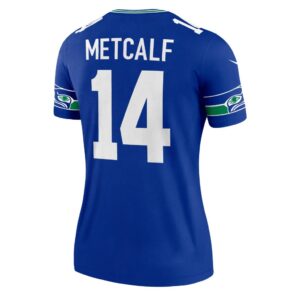 DK Metcalf Seattle Seahawks Nike Women's Alternate Legend Jersey - Royal