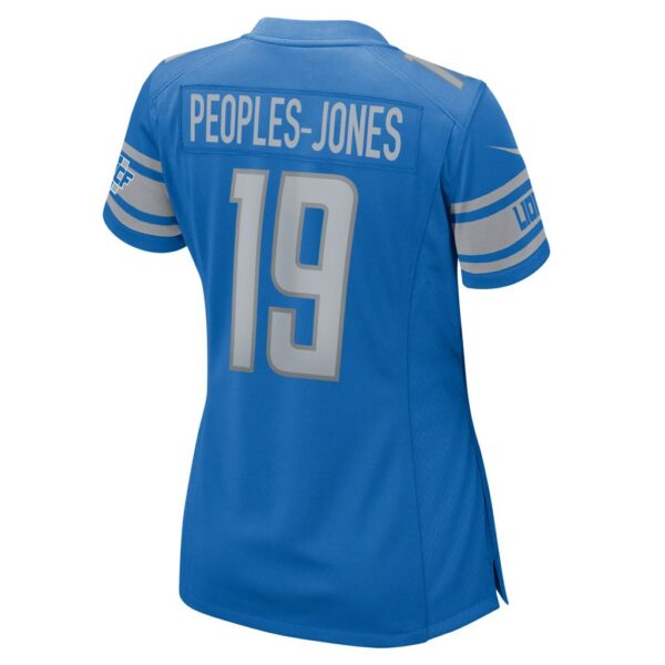 Donovan Peoples-Jones Detroit Lions Nike Women's Game Jersey - Blue