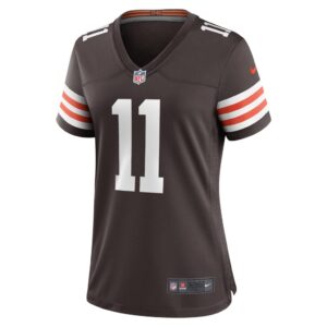 Women's Cleveland Browns Donovan Peoples-Jones Nike Brown Game Jersey