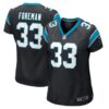 Women's Carolina Panthers D'Onta Foreman Nike Black Game Player Jersey