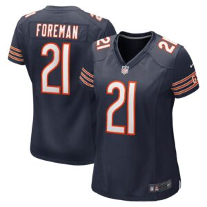 Women's Chicago Bears D'Onta Foreman Nike Navy Game Jersey