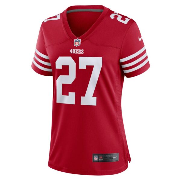 Women's San Francisco 49ers Dontae Johnson Nike Scarlet Game Player Jersey