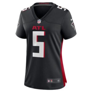 Women's Atlanta Falcons Drake London Nike Black Player Game Jersey