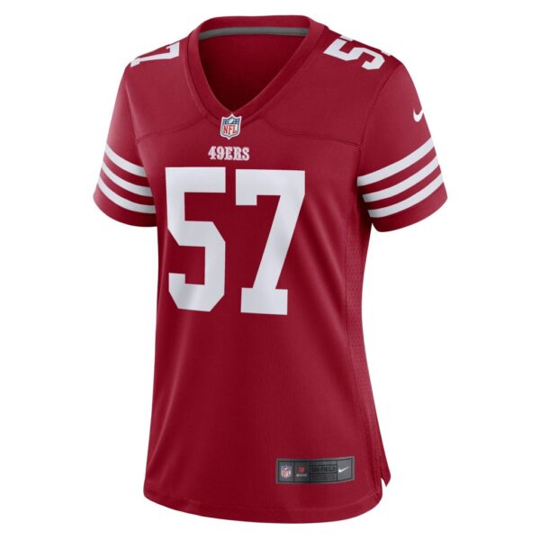 Women's San Francisco 49ers Dre Greenlaw Nike Scarlet Home Game Player Jersey