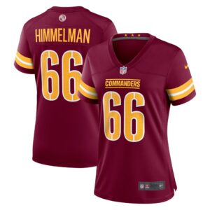 Women's Washington Commanders Drew Himmelman Nike Burgundy Game Player Jersey