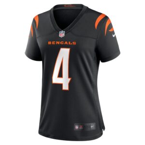 Women's Cincinnati Bengals Drue Chrisman Nike Black Game Jersey