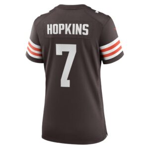 Dustin Hopkins Cleveland Browns Nike Women's Team Game Jersey - Brown