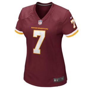 Women's Nike Dwayne Haskins Burgundy Washington Football Team Game Jersey