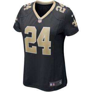 Women's New Orleans Saints Dwayne Washington Nike Black Player Game Jersey