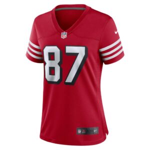 Women's San Francisco 49ers Dwight Clark Nike Scarlet Alternate Game Jersey