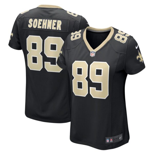 Women's New Orleans Saints Dylan Soehner Nike Black Game Jersey