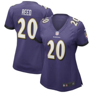 Women's Baltimore Ravens Ed Reed Nike Purple Game Retired Player Jersey