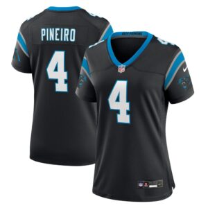 Women's Carolina Panthers Eddy Pineiro Nike Black Team Game Jersey