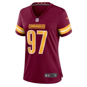 Women's Washington Commanders Efe Obada Nike Burgundy Game Jersey