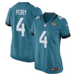 Women's Jacksonville Jaguars E.J. Perry Nike Teal Game Player Jersey