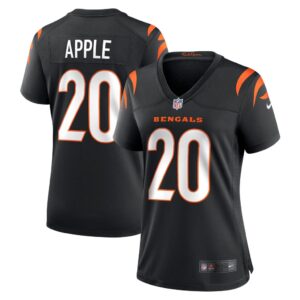 Women's Cincinnati Bengals Eli Apple Nike Black Game Jersey