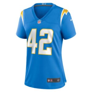 Elijah Dotson Los Angeles Chargers Nike Women's Team Game Jersey - Powder Blue