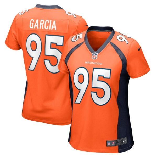 Elijah Garcia Denver Broncos Nike Women's Team Game Jersey - Orange