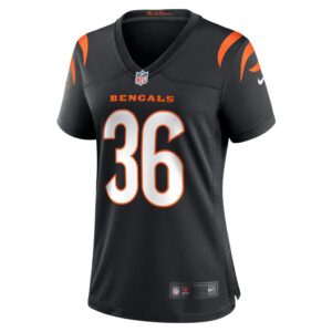 Women's Cincinnati Bengals Elijah Holyfield Nike Black Game Player Jersey