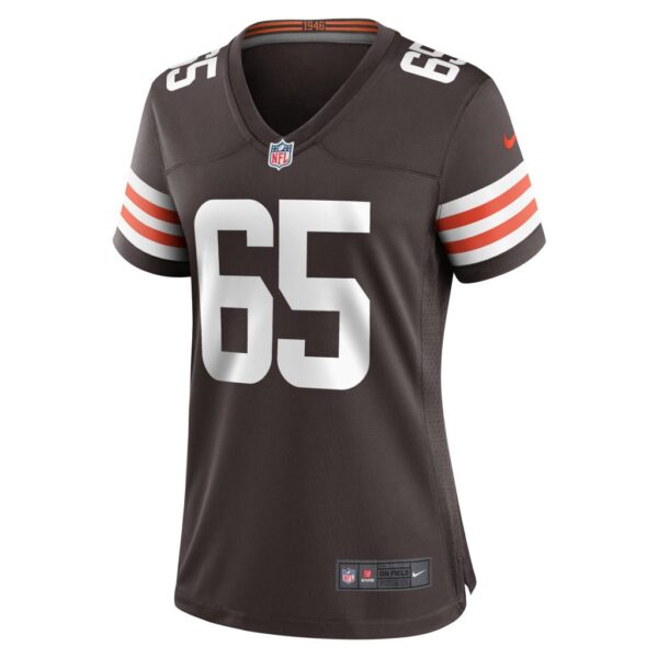 Women's Cleveland Browns Elijah Nkansah Nike Brown Game Player Jersey