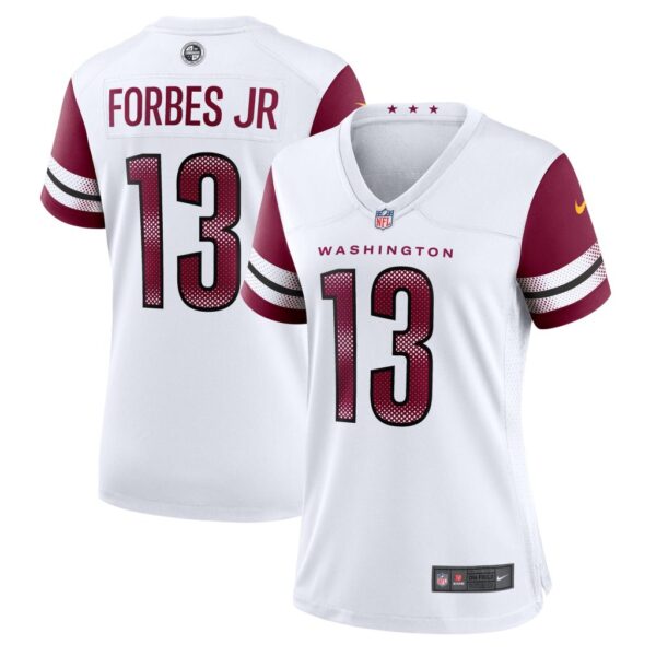 Women's Washington Commanders Emmanuel Forbes Jr. Nike White Away Game Jersey