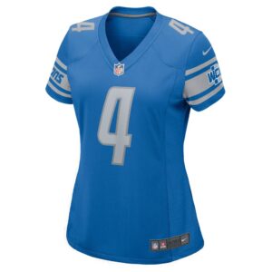 Women's Detroit Lions Emmanuel Moseley Nike Blue Game Jersey