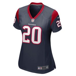 Women's Houston Texans Eno Benjamin Nike Navy Game Player Jersey