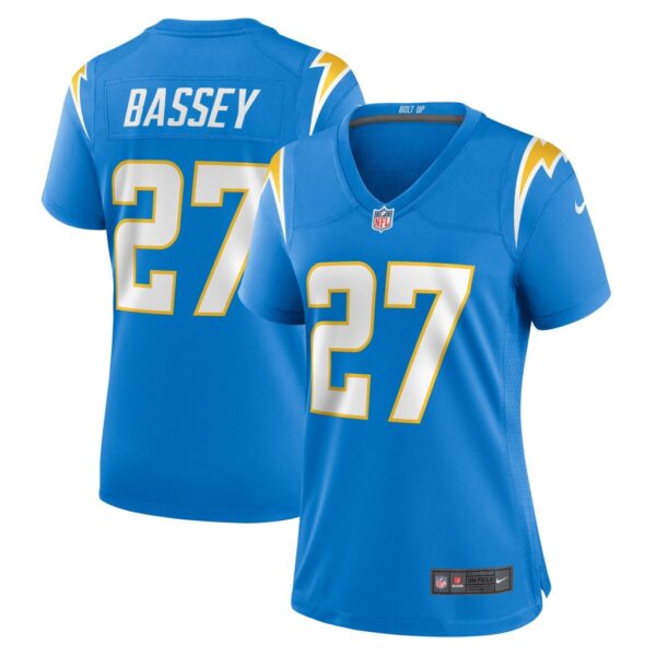 Essang Bassey Los Angeles Chargers Nike Women's Game Jersey - Powder Blue