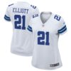 Women's Dallas Cowboys Ezekiel Elliott Nike White Team Game Jersey