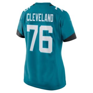 Ezra Cleveland Jacksonville Jaguars Nike Women's Game Jersey - Teal