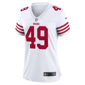 Women's San Francisco 49ers Faithful 49 Nike White Player Game Jersey