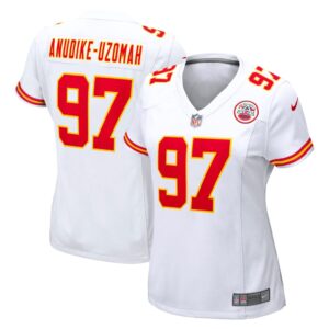 Women's Kansas City Chiefs Felix Anudike-Uzomah Nike White Team Game Jersey