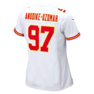 Women's Kansas City Chiefs Felix Anudike-Uzomah Nike White Team Game Jersey