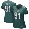 Women's Philadelphia Eagles Fletcher Cox Nike Green Game Jersey