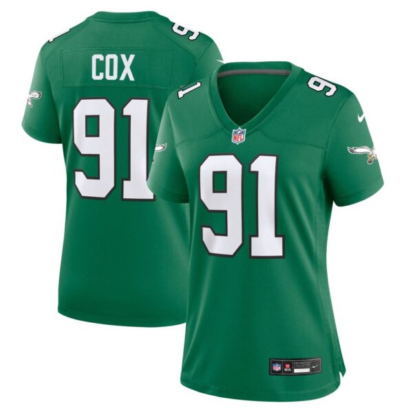 Fletcher Cox Philadelphia Eagles Nike Women's Alternate Game Jersey - Kelly Green