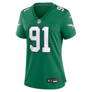 Fletcher Cox Philadelphia Eagles Nike Women's Alternate Game Jersey - Kelly Green